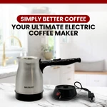 Arabic/turkish Portable Electric Coffee Pot Stainless Steel 5 Cups New. Price: $24.99.