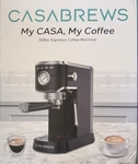 Casabrews 20 Bar Espresso Machine Black Stainless Steel Steam Wand New. Price: $100.00.