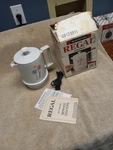 Hot Pot Regal K7427 Water Warmer / Server Poly 5 Cup Original Box And Paper Used. Price: $24.00.