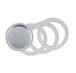 Tredoni 3 Rubber Seals/rings+filter -replacement- Sizes 2 Cup, White/silver New. Price: $23.13.