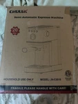 Chulux JH-C5010 20 Bar Semi-automatic Espresso Machine Silver Latte New. Price: $43.00.