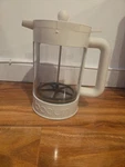 Bodum Bean Cold Brew Press And Iced Coffee Maker, 51 Oz., White Used. Price: $11.00.
