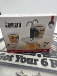 Bialetti Mini Express "r" Lichtenstein Set Espresso Coffeemaker Cup 2.8 Oz Open. Price: $69.99.