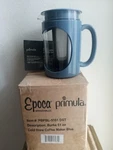 Epoca Primula Burke Cold Brew Iced Coffee Tea Maker 1.6 Quart Blue New. Price: $18.95.