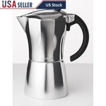 Mokavista Espresso Maker Heavyweight Aluminum Coffee Pot W/ Viewing Window New. Price: $46.75.