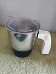 Preethi 0.4L Stainless Steel Chutney Jar With Polycarbonate Lid For Eco Plus Used. Price: $18.85.