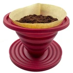 Attsky Collapsible Pour Over Dripper For Camp Coffee, Reusable Red New. Price: $11.90.