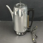 Vintage Westinghouse Coffee Maker 10 Cup Percolator HP37-1 Complete Works Used. Price: $78.95.