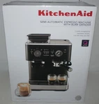 Kitchenaid Semi-automatic Espresso Machine W/burr Grinder 2.5L KES6551SX. Price: $349.99.