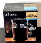 Primula Cold Coffee Brew Maker Glass Carafe Removable Filter 38 Oz Nib New. Price: $17.00.