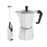 Stovetop Espresso Maker Handheld Electric Milk Frother Gift Set, Moka Pot... New. Price: $77.73.