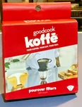 Goodcook Koffe #2 Pourover Filters 100 Count. Your Coffee. Day. New. Price: $10.99.