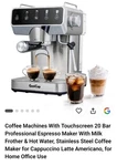 Expresso Coffee Machines With Touchscreen 20 Bar Professional Espre... Fast Ship Used. Price: $44.95.