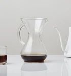 Chemex Pour-over Glass Handle Series 6 Cup Open. Price: $41.25.