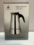 Stunning & Sexy, "bella" Stainless Steel Stovetop Espresso Maker 4 Cups New. Price: $34.99.