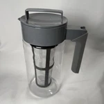 Takeya Tritan 1 Quart Airtight Pitcher Cold Brew Coffee Maker Stone Gray Plastic Used. Price: $11.99.