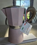 Gnali & Zani Italian Stove Top Coffee Maker Espresso Moka Pot 3 Cup Aluminum Pnk New. Price: $36.75.