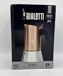 Bialetti Venus Coffee Espresso Maker - 4 Cups Copper New. Price: $36.99.