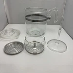 Vintage 7759 B Pyrex Cup Glass Percolator Coffee Pot Flame Ware Complete Set Used. Price: $179.95.