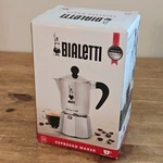 Bialetti Moka Cafe Italian Stovetop Espresso Maker Silver, 3 Cups Open. Price: $35.99.