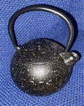Ibili , Small Cast Iron Black Speckled 2CUP Tea Pot New. Price: $35.00.