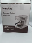 Neretva 15-BAR Espresso Machine W/ Milk Frother Open Box. Price: $114.99.