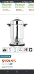 Melitta Commercial Cup Stainless Steel Coffee Urn Percolator Model MEU45 Used. Price: $75.00.