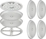 8 Pieces French Press Replacement Parts Stainless Steel Set, 6+2 New. Price: $14.76.