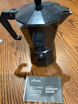 Primula Stove Top Espresso Aluminum Coffee Maker/moka Pot - Metallic Blue Used. Price: $7.99.