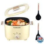 Audecook Hot Pot Electric 2.5L Portable Nonstick Multicooker For 1-3 Persons New. Price: $67.23.