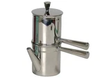 Ilsa Stainless Steel Neapolitan Coffee Maker With Spout, 6 Cup New. Price: $102.99.