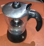 Bialetti Mukka Express Glass Espresso Cappuccino Maker Stovetop 2 Cups Used. Price: $36.50.