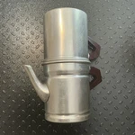 Vintage 1960 Ilsa Neopolitan Drip Coffee Pot Aluminum Used. Price: $39.99.