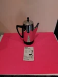 New Presto 12 Cup Stainless Steel Coffee Maker Model 0281105, Classic Design. Price: $24.99.