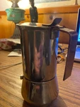 Ilsa Stainless Steel Stovetop Espresso Maker Inox 18/10 Made Italy Coffee Used. Price: $32.50.
