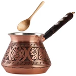 Demmex 15 Oz Thickest Copper Turkish Greek Arabic Coffee Pot Stovetop New. Price: $90.15.