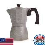 Holstein Housewares - 6 Cup Aluminum Stovetop Espresso Maker And Moka Pot New. Price: $44.87.