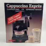 Salton Cappuccino Expres Espresso Maker Black- EX80BLK. New Open. Price: $50.77.