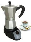 6 Cups Electric Aluminum Espresso Coffee Maker, 480 W,silver New. Price: $44.99.