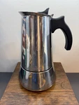 London Sip Stovetop Espresso Maker 10-CUP, Stainless Steel, New! Open. Price: $29.95.