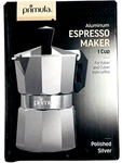 Primula PES-3301 Stovetop Espresso Coffee Maker Silver Open. Price: $17.99.