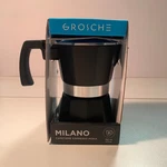 Grosche Milano Stovetop Espresso Maker Moka Pot 3 Cup 5 Oz Black Coffee New. Price: $19.99.