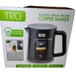 New Tru Coffee Maker Fast Brew Iced Machine Compact & Easy Use. Price: $61.88.