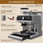 Garveehome Semi-automatic Espresso Machine With Grinder, 20 Bar, Pid Control. Price: $269.00.