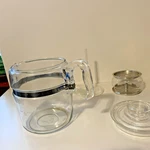 Vintage Pyrex Flame Ware Cup Coffee Pot Glass Percolator 7759B Usa Used. Price: $150.00.