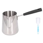 Turkish Coffee Pot Glossy Butter Warmer Greek Stainless Steel Hot Chocolate Milk New. Price: $26.57.