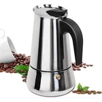 2 Cup Moka Pot Stainless Steel 100ML Italian Espresso Coffee Maker Stovetop New. Price: $17.76.