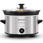 Elite Gourmet MST-275XS Electric Oval Slow Cooker, Quart, Stainless Steel New. Price: $30.29.
