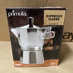 Primula Aluminum 3-CUP Espresso Coffee Maker Polished Silver New. Price: $11.17.