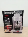 Vintage Salton Cappuccino Expres Ii Espresso Maker New Open Box. Price: $69.99.